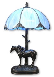 lampe Tiffany bleue